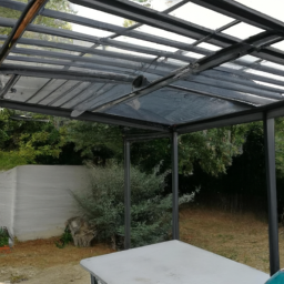 Aménagement de pergola avec fermeture loggia en PVC Châteaubriant